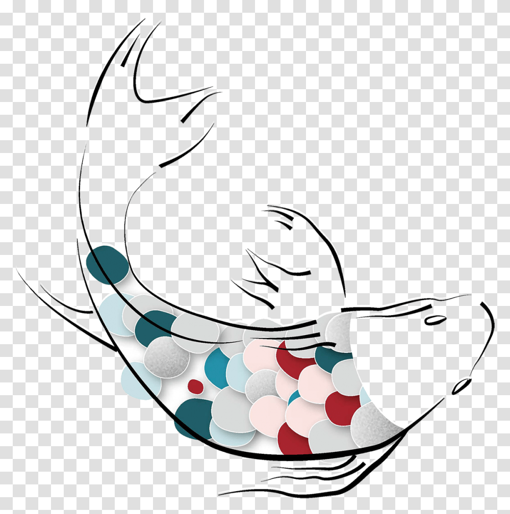 Koi Fish Clipart Twins, Bow, Bowl, Animal, Glass Transparent Png