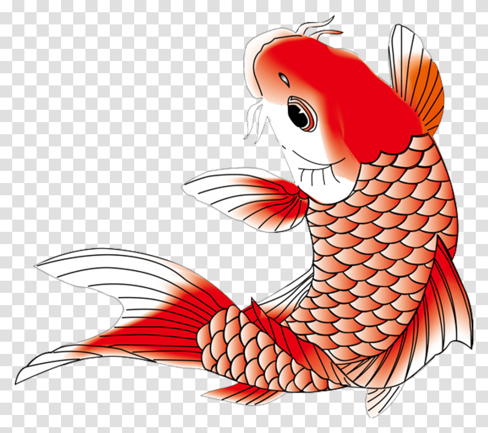 Koi Koifish Fish Chinese Japanese Asian Ftestickers Japan Koi Fish, Animal, Carp, Bird, Goldfish Transparent Png