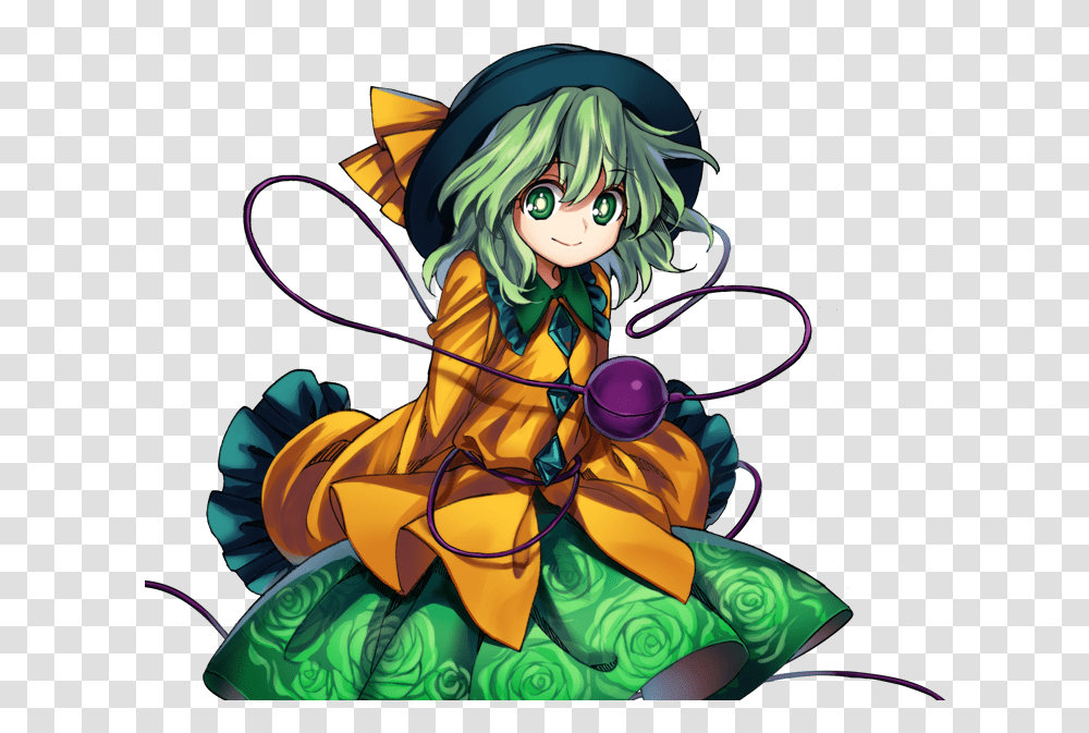 Koishi Komeiji From Touhou Project Koishi Komeiji, Comics, Book, Graphics, Art Transparent Png