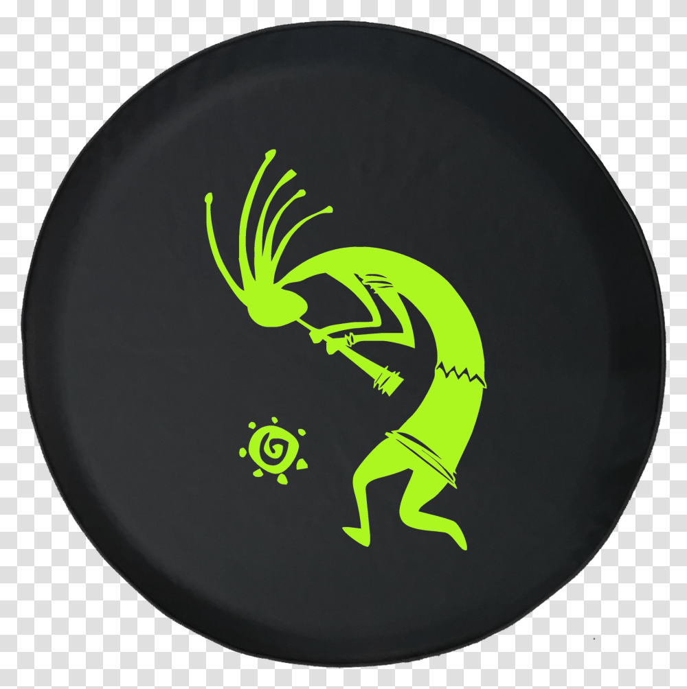 Kokopelli Flute Tribal Sun Offroad Jeep Rv Camper Spare, Frisbee, Toy, Logo Transparent Png