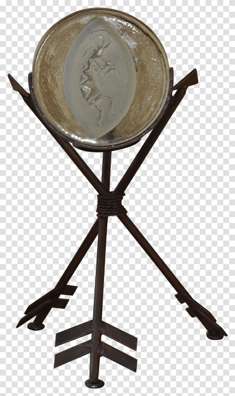 Kokopelli Glass Medallion Coin, Hourglass, Drum, Percussion, Musical Instrument Transparent Png