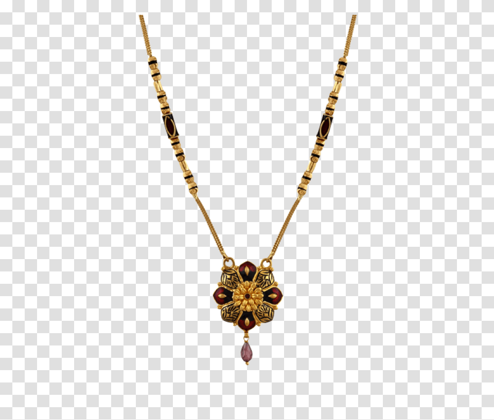 Kolhapuri Saaj Price Meena Gold Mangalsutra Design, Pendant, Necklace, Jewelry, Accessories Transparent Png