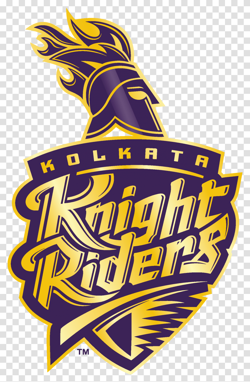 Kolkata Knight Riders Logo Kkr Kolkata Knight Riders Ipl, Crowd, Animal Transparent Png