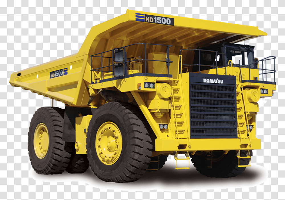 Komatsu 1500 Haul Truck, Wheel, Machine, Bulldozer, Tractor Transparent Png