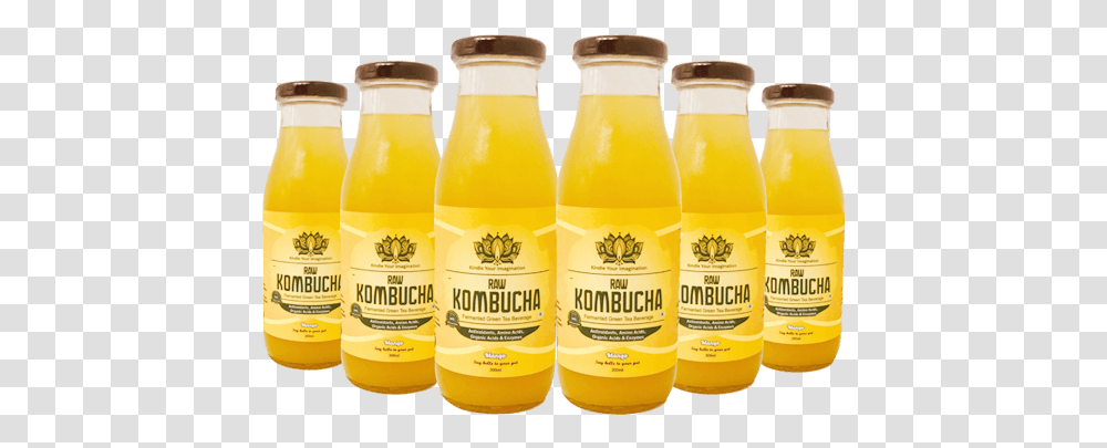 Kombucha Fruity Fresh Tea Orange Drink, Juice, Beverage, Orange Juice, Plant Transparent Png