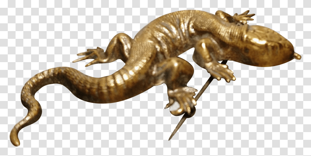 Komodo Dragon Bronze Sculpture, Dinosaur, Reptile, Animal, Figurine Transparent Png