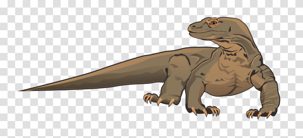 Komodo Dragon Clip Art, Animal, Dinosaur, Reptile, T-Rex Transparent Png