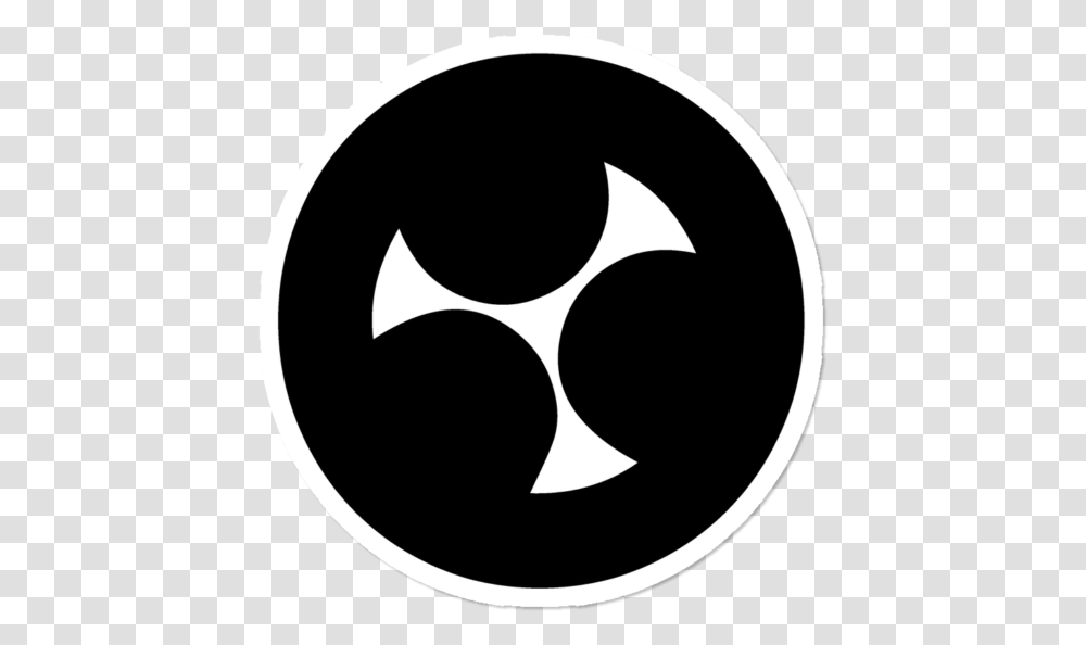 Kompany Circle Logo Sticker By Design Humans Crescent, Symbol, Batman Logo, Painting, Art Transparent Png