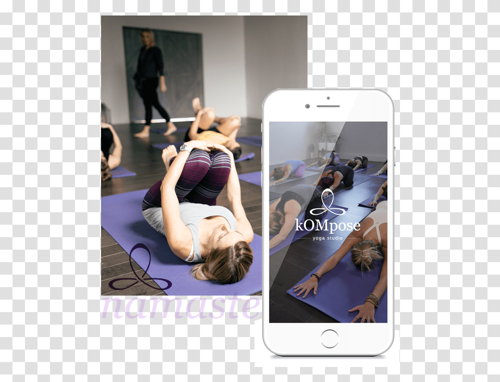 Kompose Mobile App Double Iphone, Person, Electronics, Mobile Phone, Fitness Transparent Png