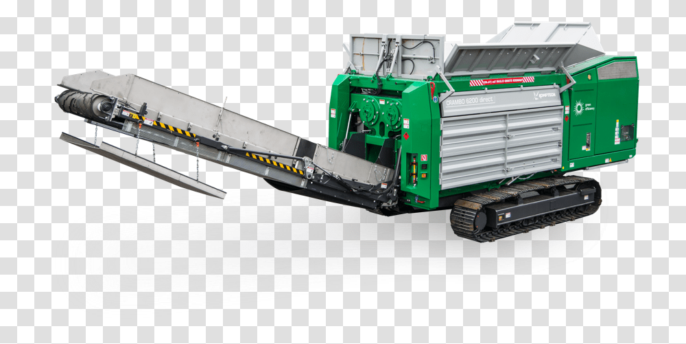 Komptech Crambo Dual Shaft Waste Shredder Scale Model, Vehicle, Transportation, Tractor, Machine Transparent Png