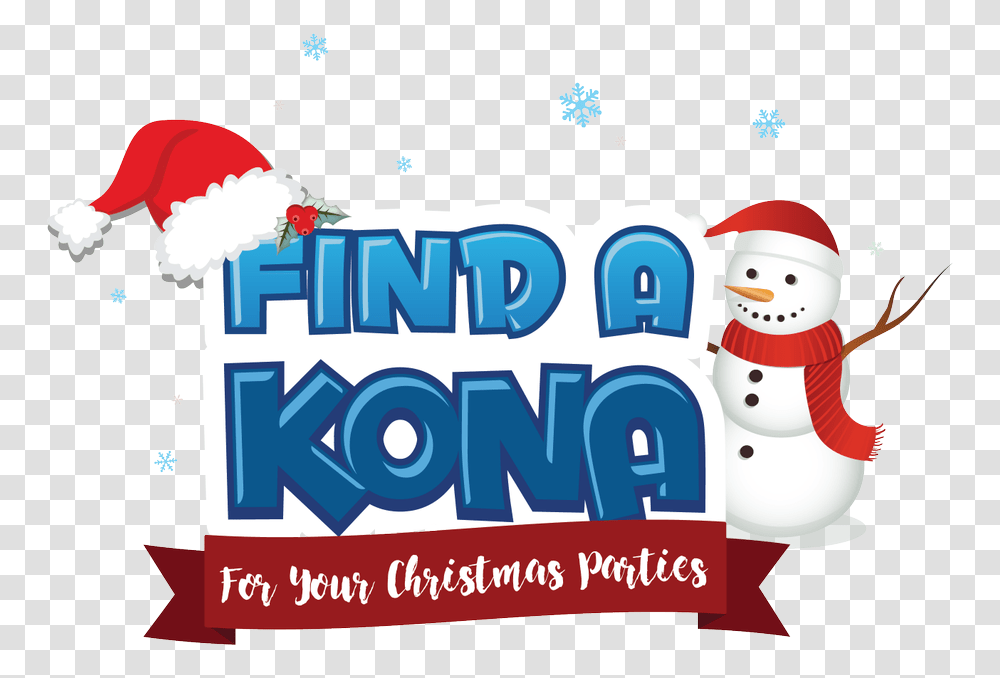 Kona Ice Christmas, Nature, Outdoors, Snow, Snowman Transparent Png