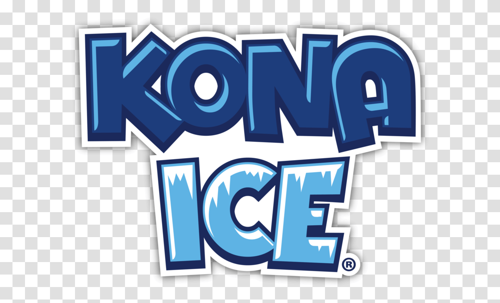 Kona Ice Logo Stacked Kona Ice, Word, Label Transparent Png