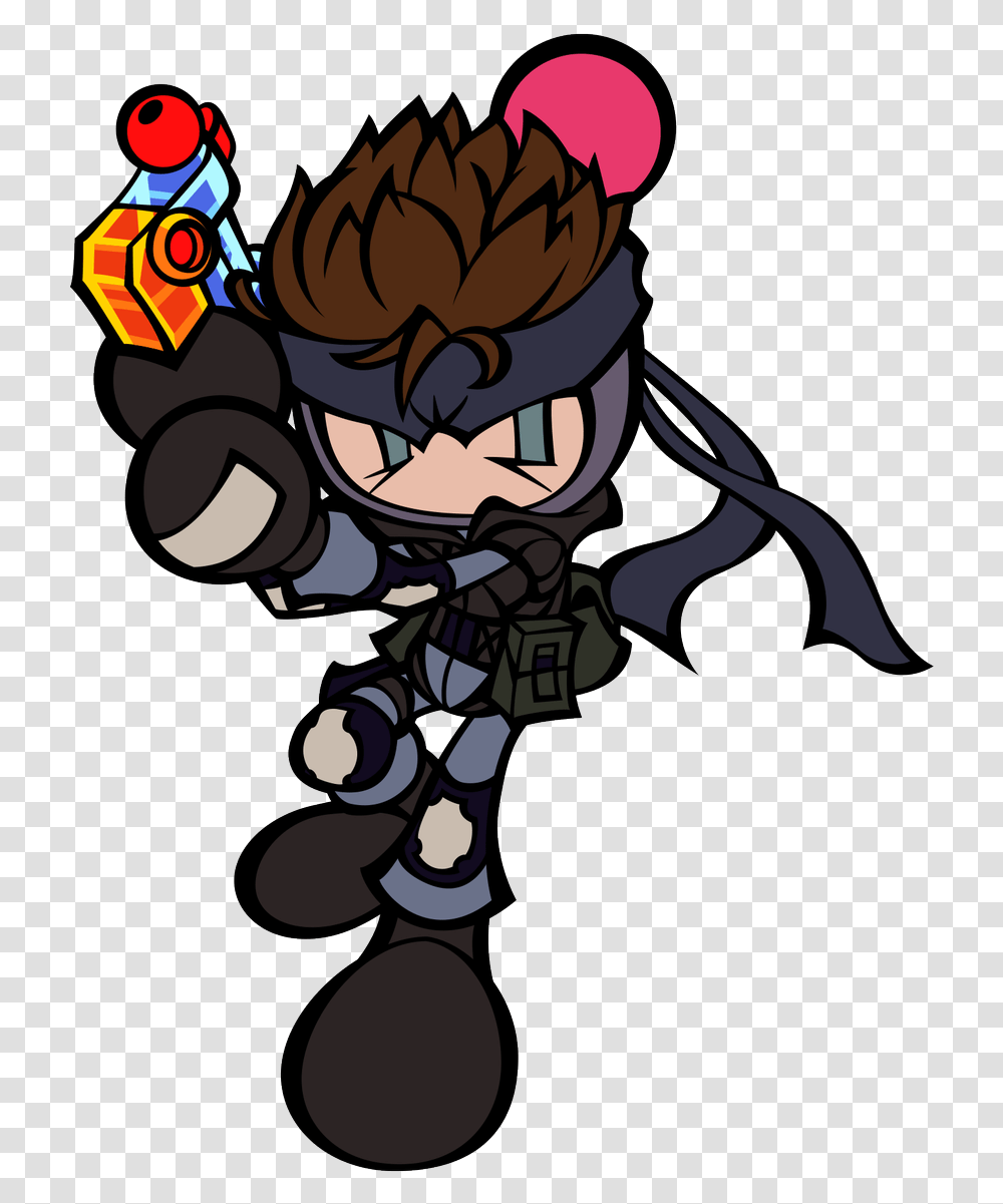 Konami P Twitter Tuesday Facts Naked And Solid Snake In Super Bomberman R Solid Snake, Gun, Weapon, Weaponry, Pillow Transparent Png