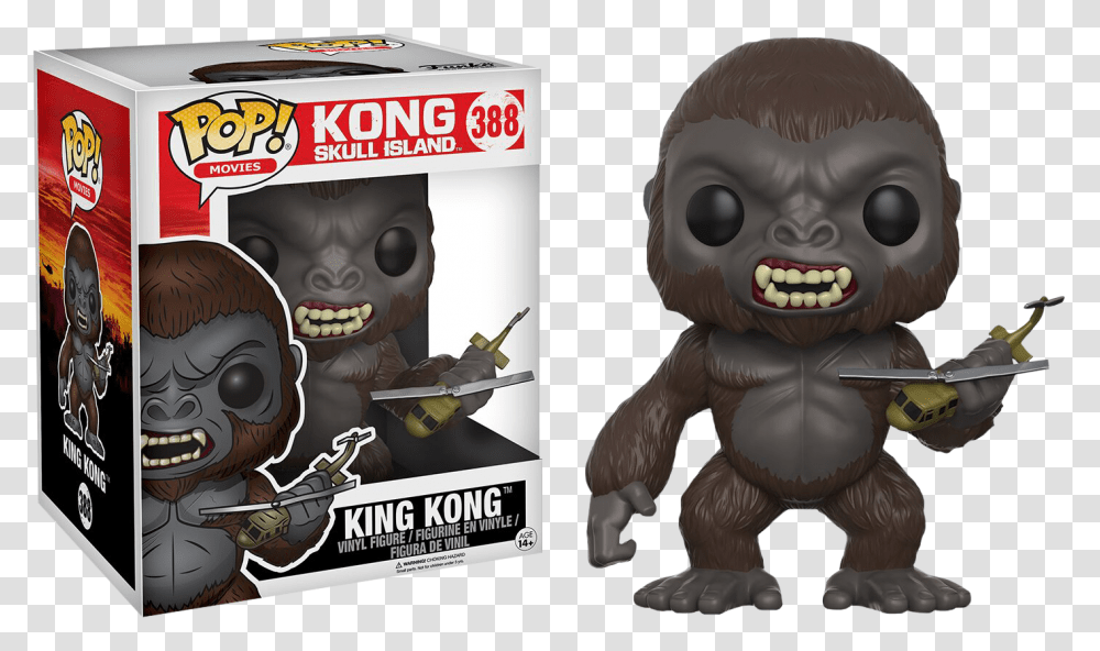 Kong Skull Island Funko Pop, Person, Animal, Leisure Activities Transparent Png
