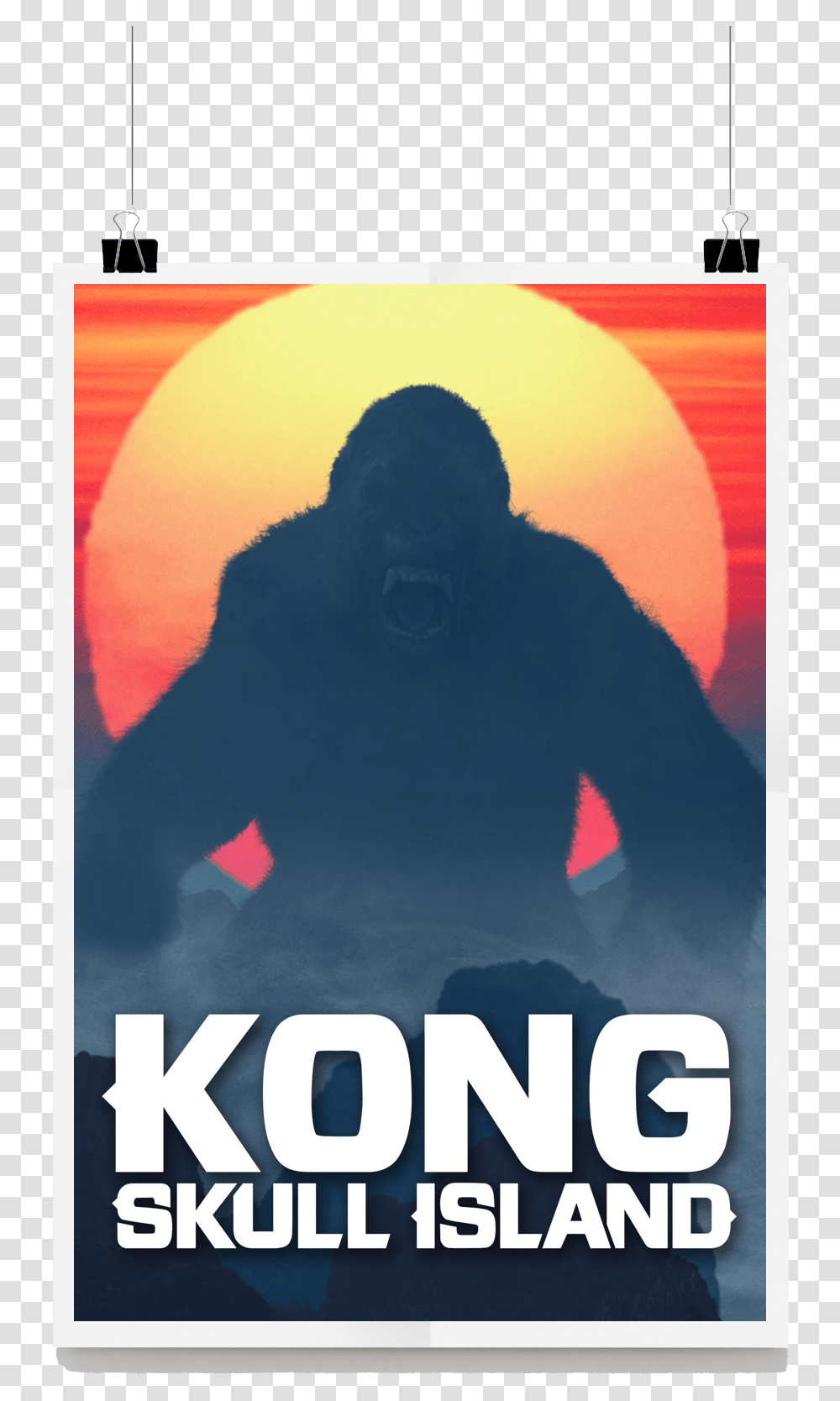 Kong Skull Island Post Credit Scene Clipart Download Poster, Advertisement, Outdoors, Nature, Person Transparent Png