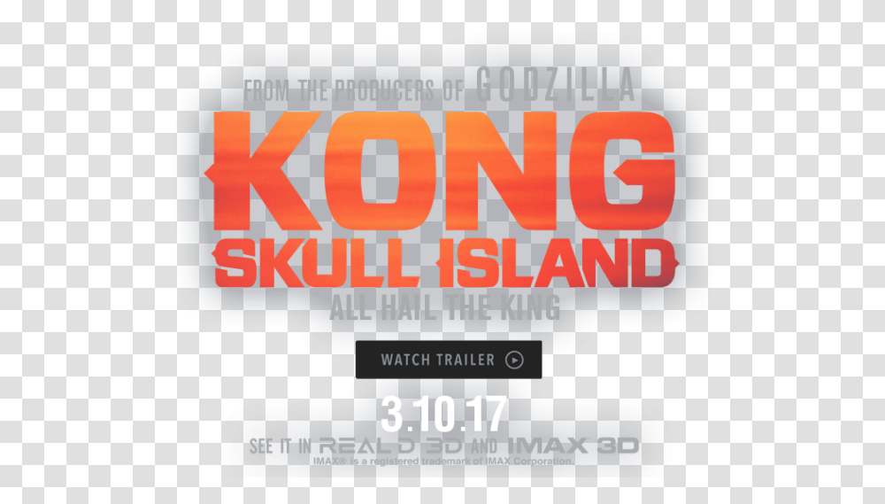 Kong Skull Island Premiere 3d And Imax, Poster, Advertisement, Flyer, Paper Transparent Png