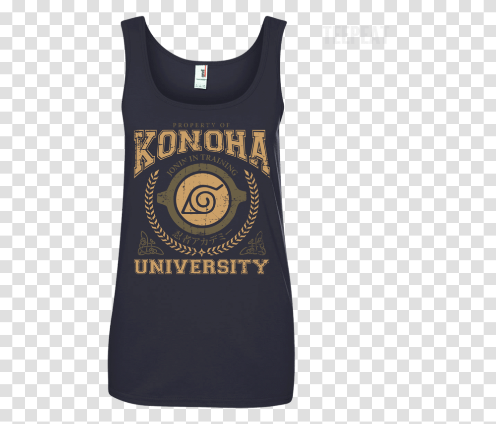 Konoha University Ladies Tee Apparel TeepeatClass Underwear, Book, Tank Top, Shirt Transparent Png