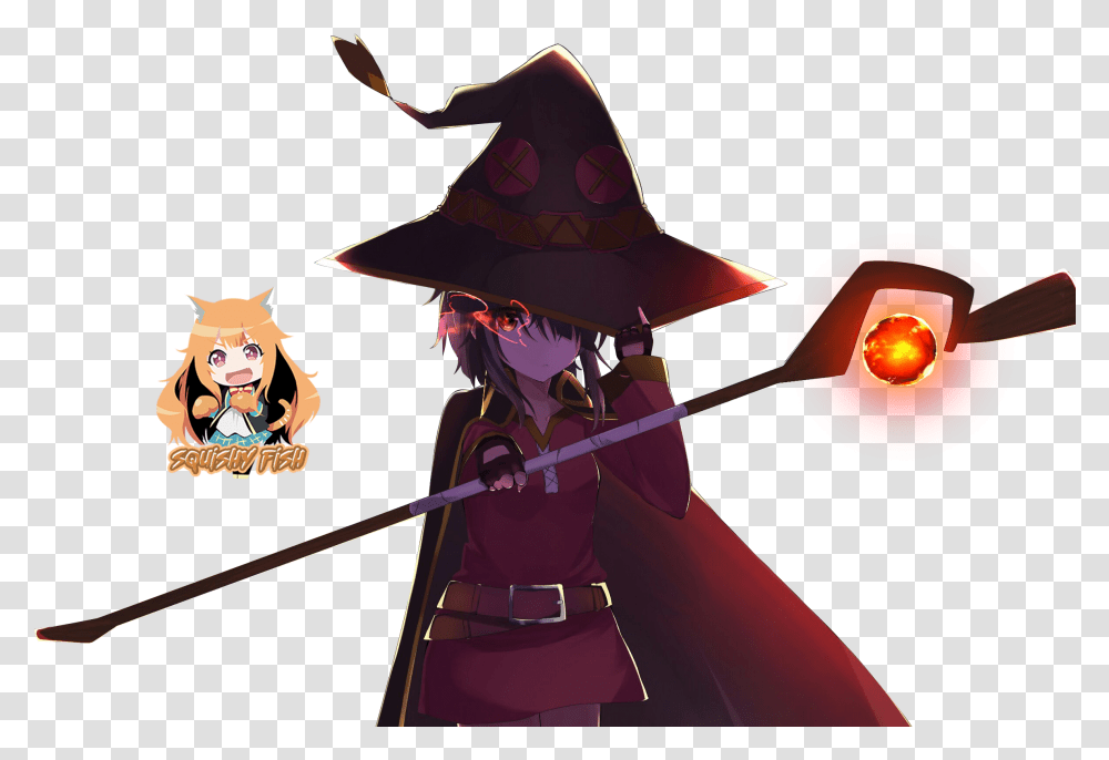 Konosuba God's Blessing On This Wonderful World Hd Render Megumin, Person, Duel, Knight Transparent Png