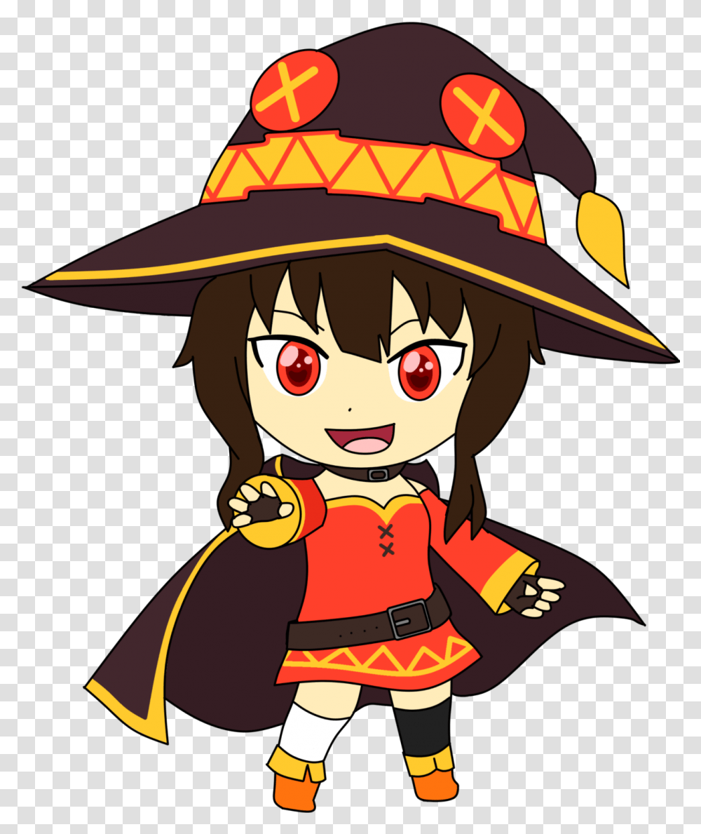 Konosuba Megumin Nendoroid, Apparel, Hat, Helmet Transparent Png