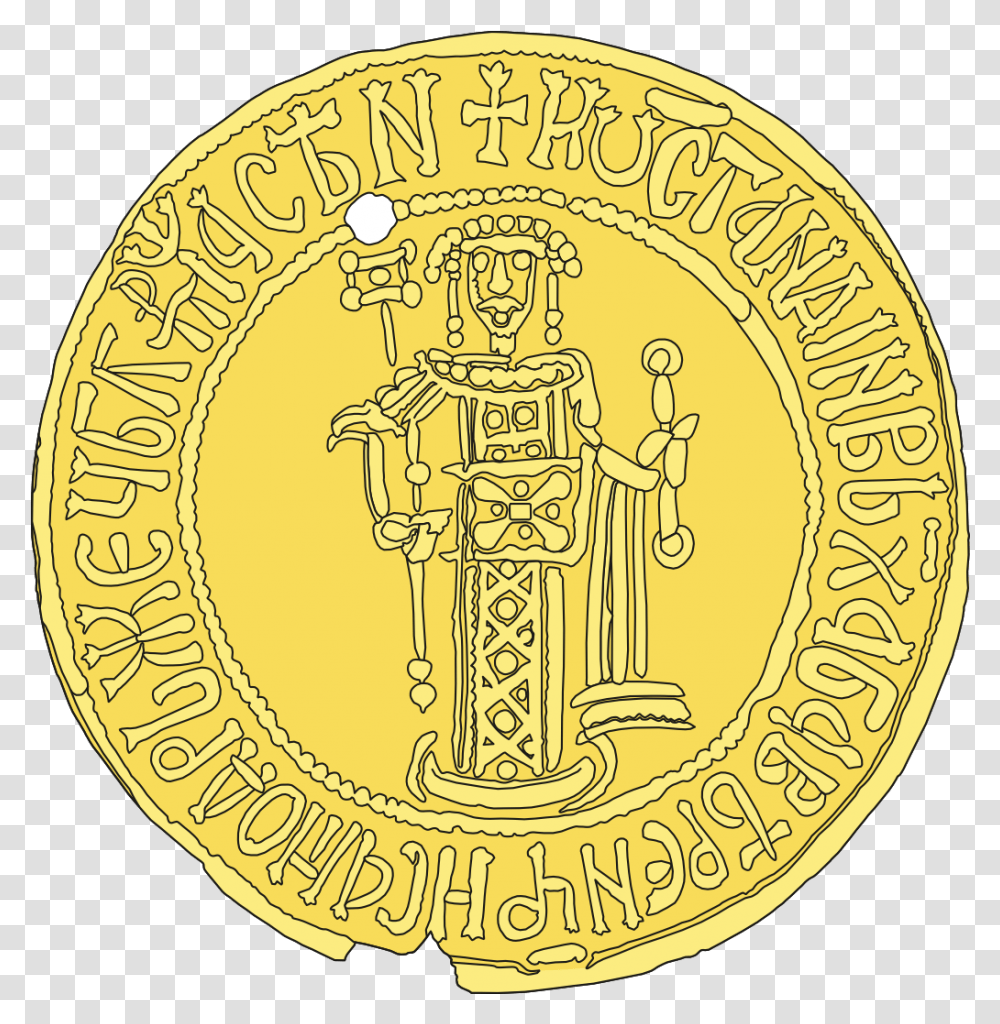 Konstantin Asen Gold Seal Circle, Logo, Symbol, Trademark, Emblem Transparent Png