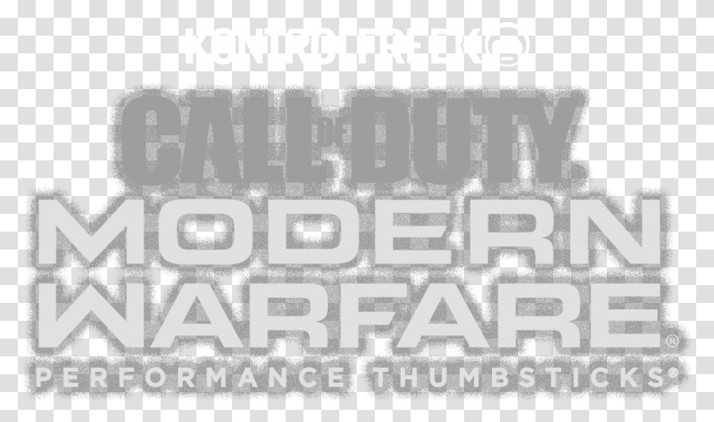 Kontrolfreek Call Of Duty Modern Warfare Logo, Word, Alphabet, Poster Transparent Png