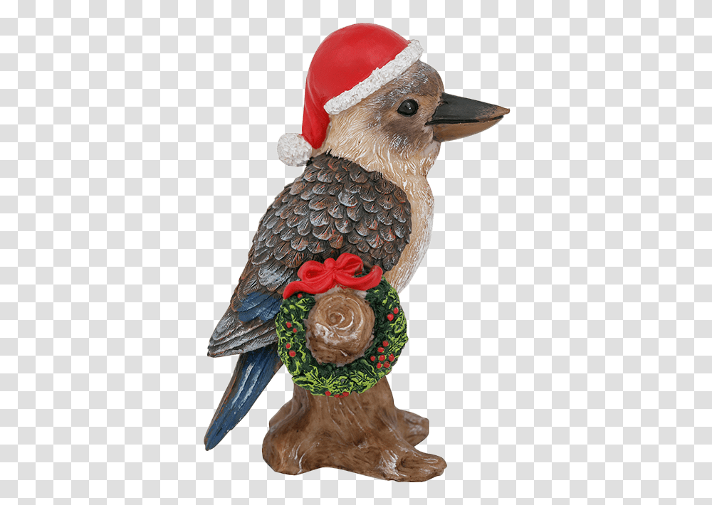 Kookaburra & Christmas Wreath Northern Flicker, Bird, Animal, Beak, Finch Transparent Png