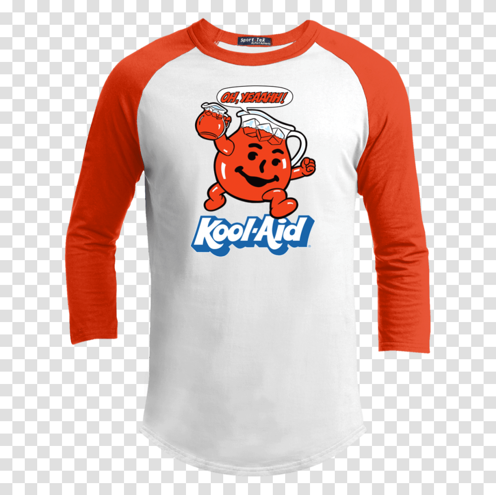Kool Aid Man Jug Oh Yeah Sport Tek Sporty T Shirt Ebay, Sleeve, Long Sleeve, T-Shirt Transparent Png