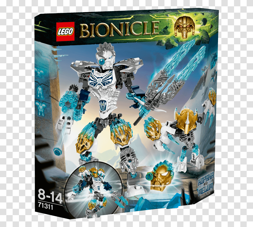 Kopaka And Melum Unity Set Lego Bionicle 2016 Boxes, Robot Transparent Png