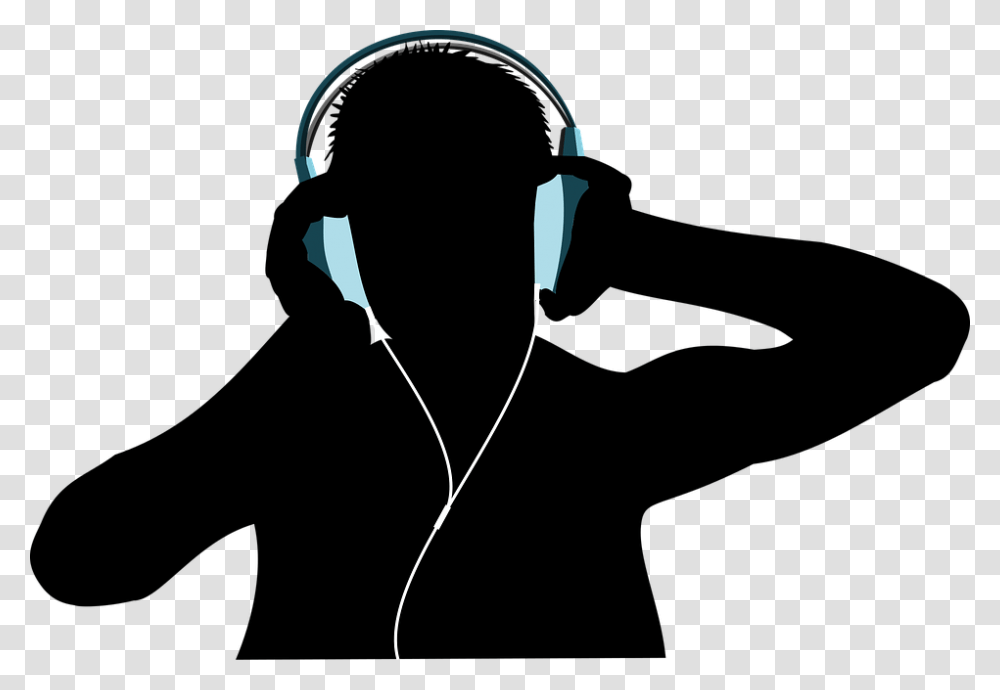 Kopfhrer Musik Hren Listening To Music, Electronics, Headphones, Headset Transparent Png