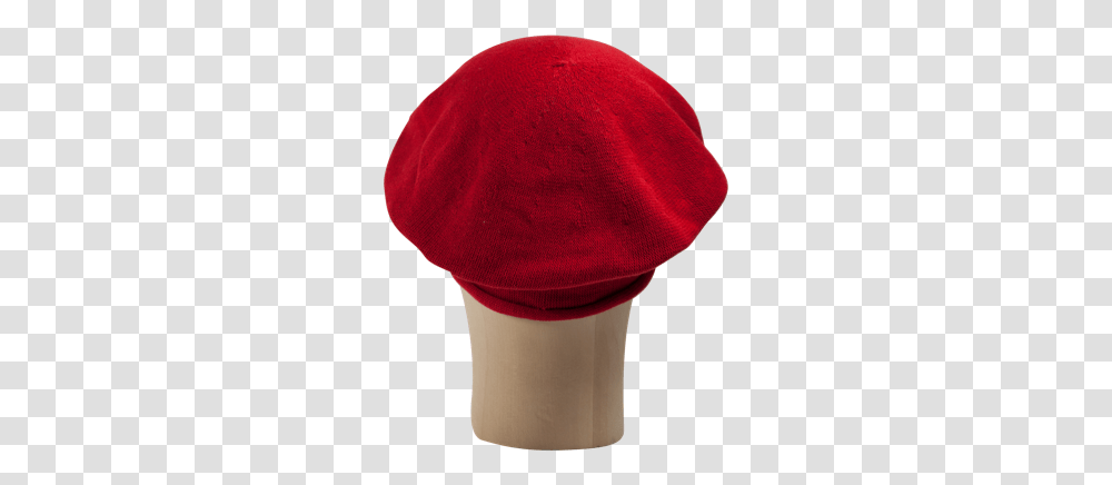 Kopka Cotton Roll Up Beret Fire Red Beanie, Clothing, Apparel, Hood, Fleece Transparent Png