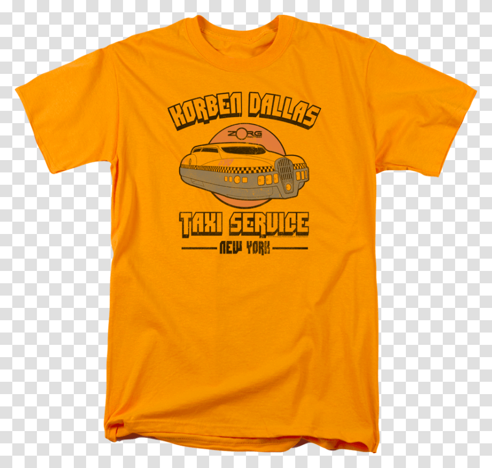 Korben Dallas Taxi Service Fifth Element T Shirt Teeen Titans T Shirt, Apparel Transparent Png