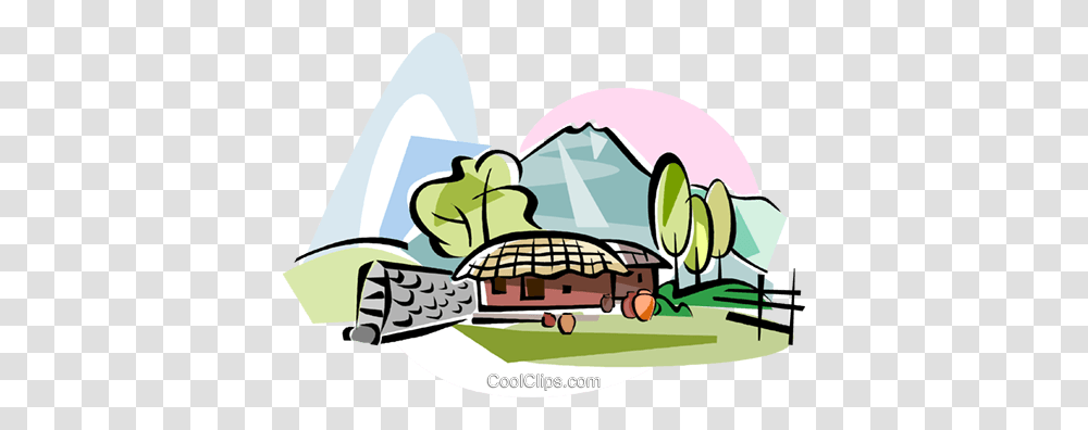 Korea Choga House In Jeju Island Royalty Free Vector Clip Art, Shelter, Building, Countryside, Outdoors Transparent Png