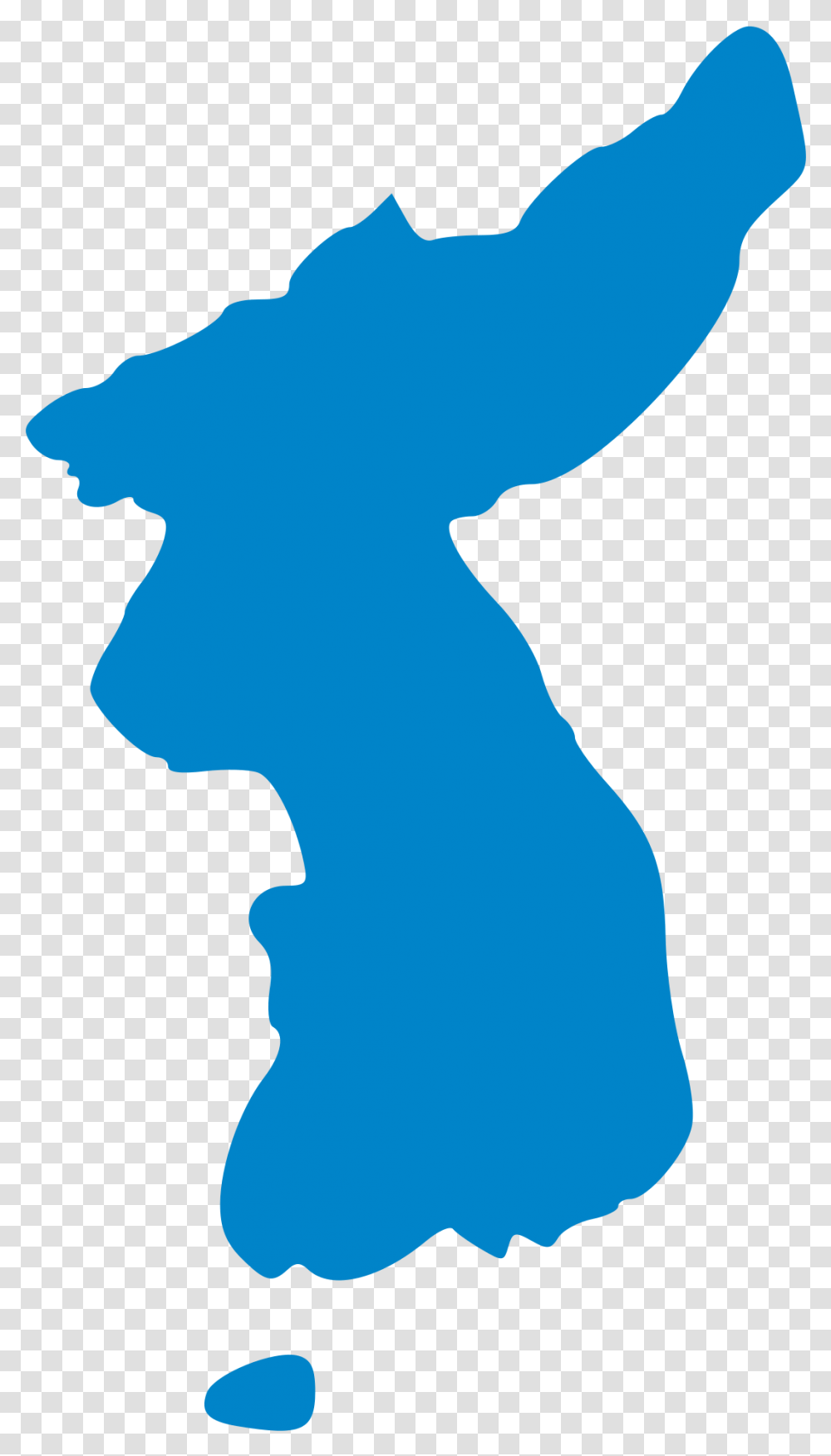 Korean Flag Emblem Korea Map Icon, Silhouette, Person, Human, Back Transparent Png