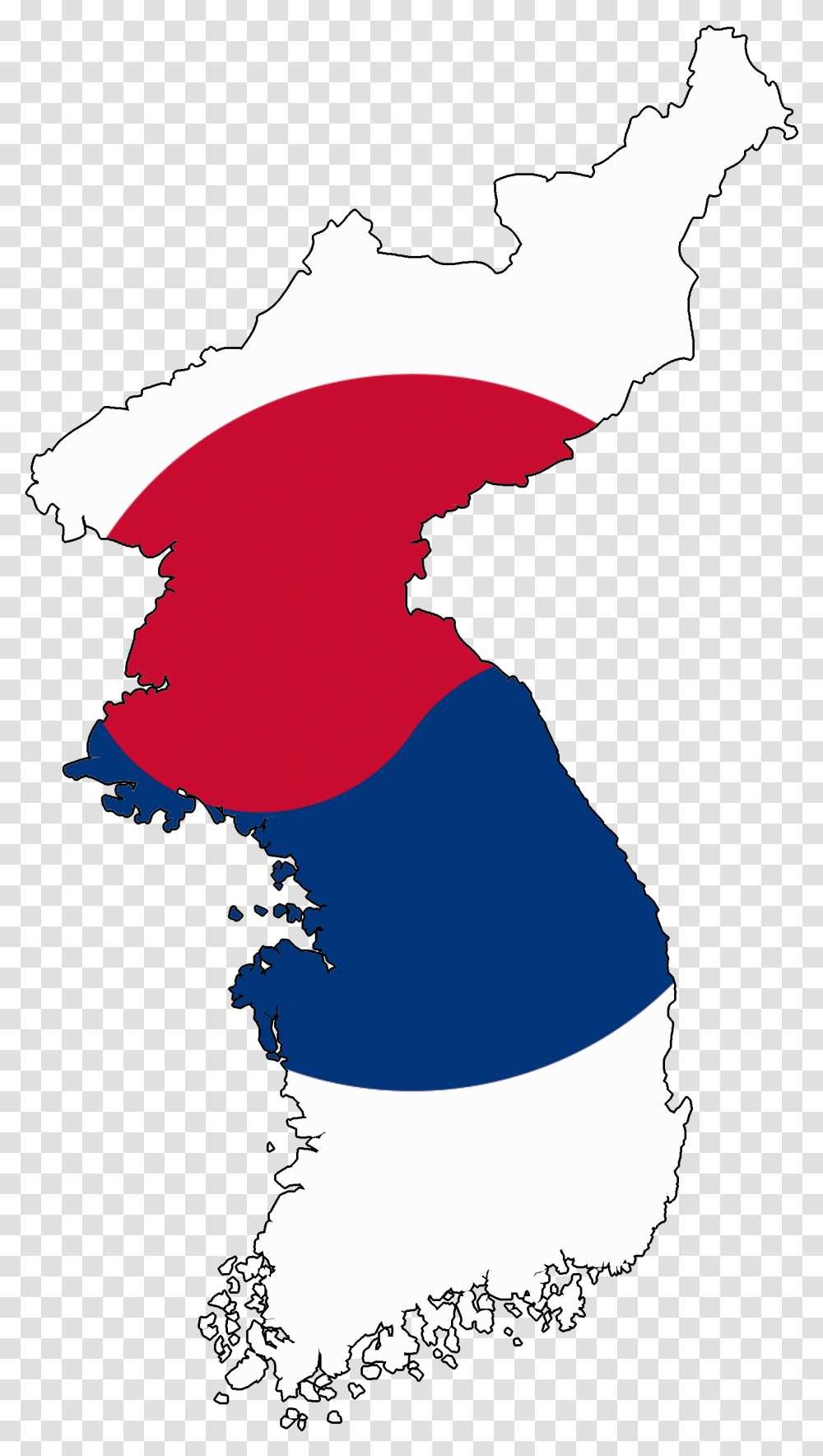 Korean Flag Tattoos Korean Flag South Korea Korean Empire Flag Map, Silhouette, Person, Human Transparent Png