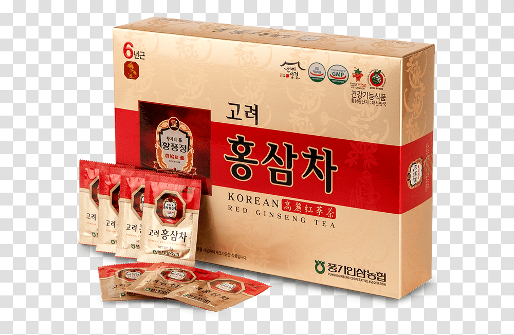 Korean Red Ginseng Tea Adalah, Box, Cardboard, Carton, Package Delivery Transparent Png