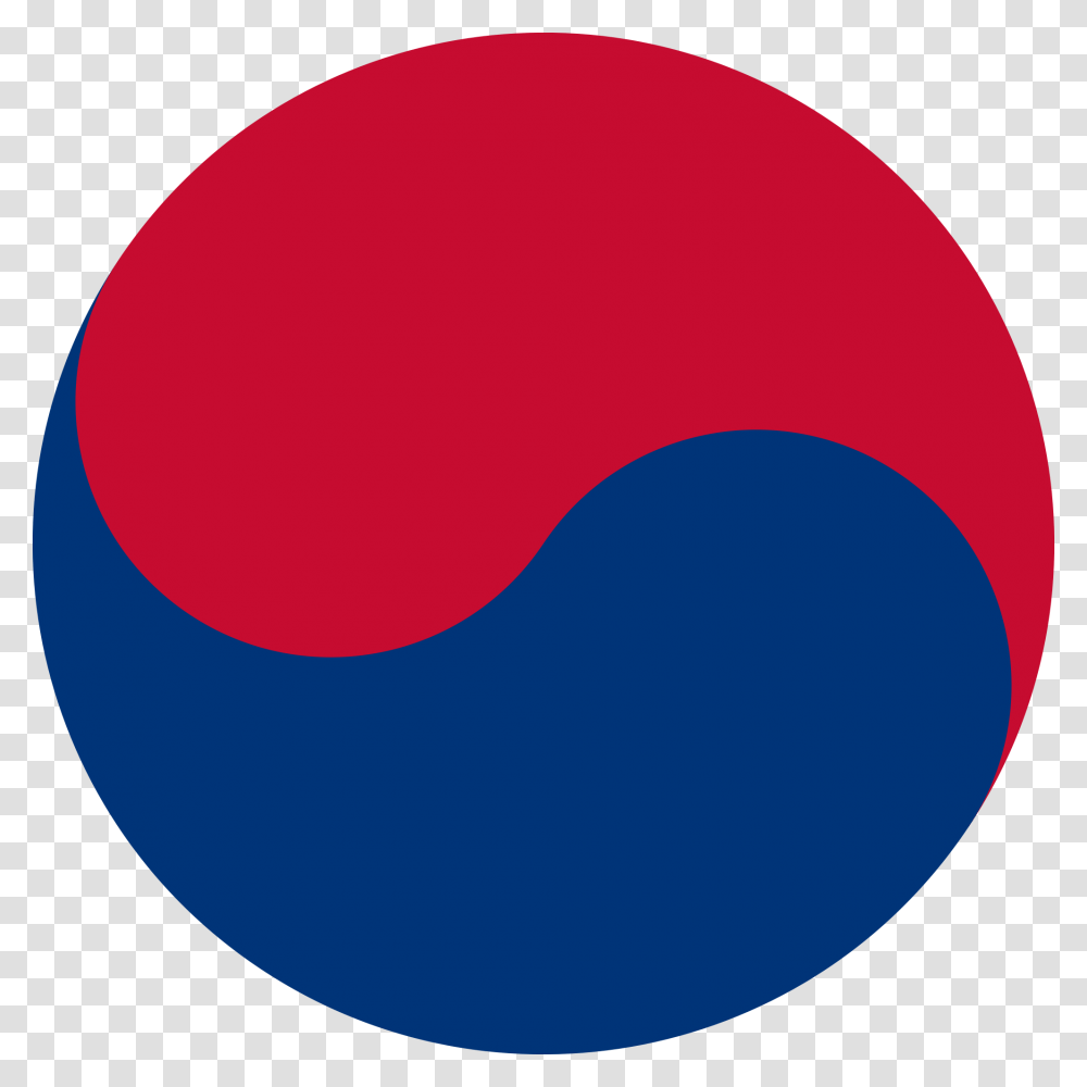 Korean Taegeuk Symbol Korean Yin Yang, Sphere, Balloon, Eclipse, Astronomy Transparent Png