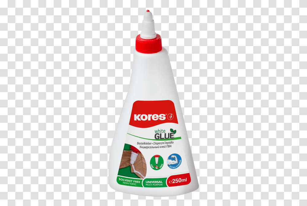 Kores White Glue, Food, Bottle, Ketchup, Mayonnaise Transparent Png