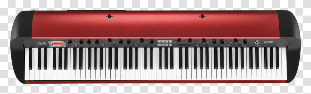Korg Sv 1 88 Key Stage Vintage Piano Limited Edition Korg Sv1 88 Metallic Red, Electronics Transparent Png