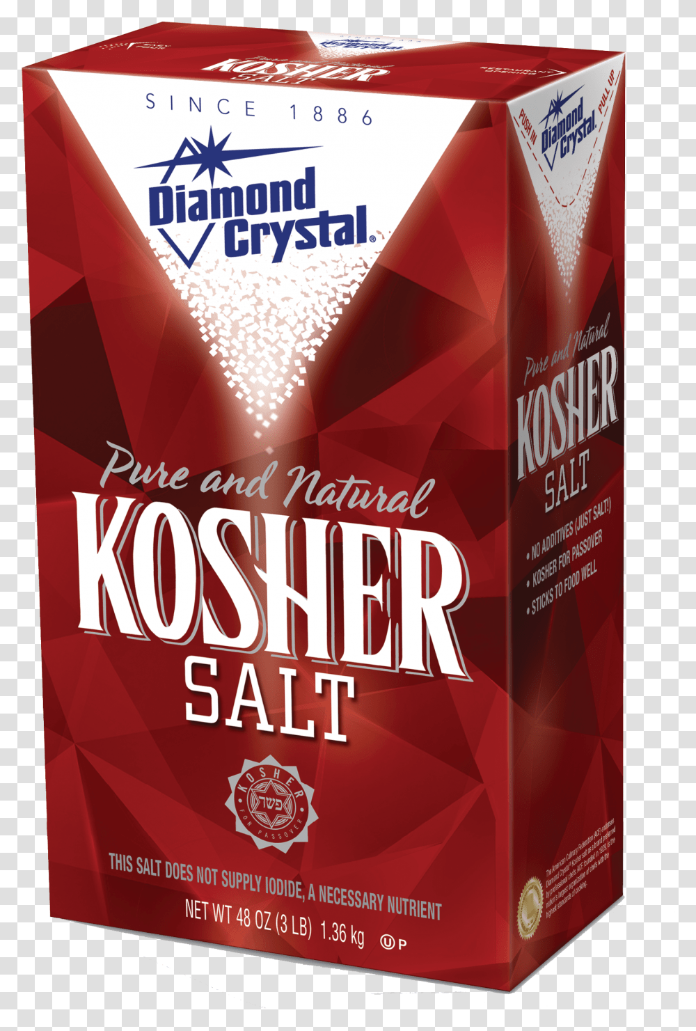 Kosher Salt BoxTitle Kosher Salt Box Kosher Salt Box, Advertisement, Poster, Flyer, Paper Transparent Png