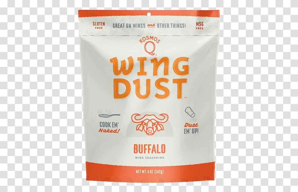 Kosmos Q Wing Dust Buffalo Wing Seasoning 5 Oz, Bag, Food, Plastic Bag Transparent Png