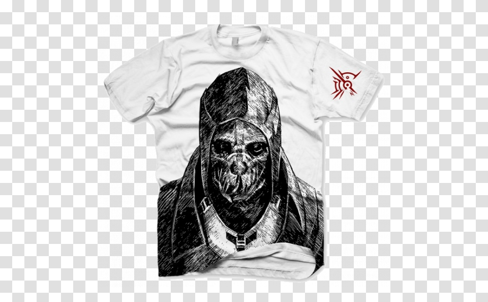 Koszulka Dishonored Corvo Attano Dishonored Game T Shirt, Apparel, T-Shirt, Person Transparent Png