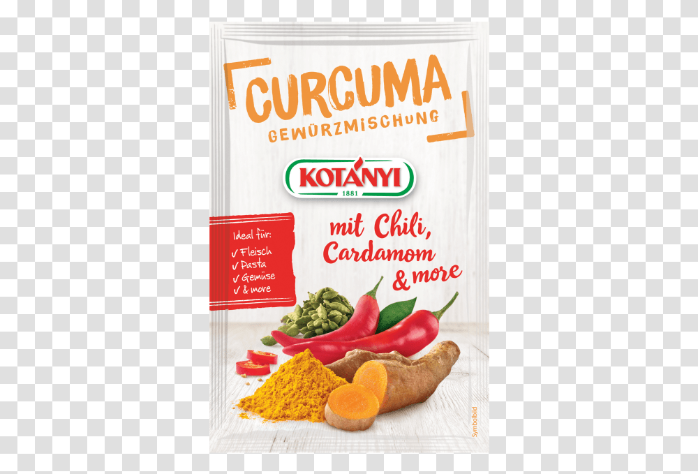 Kotnyi Curcuma Mit Chili Cardamom Amp More Gewrzmischung Kotnyi, Plant, Food, Vegetable, Produce Transparent Png