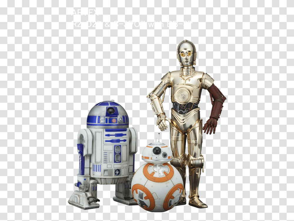 Kotobukiya Artfx Lucasfilm R2 D2 C 3po Bb 8 Star Wars Star Wars R2d2, Robot, Person, Human, Helmet Transparent Png