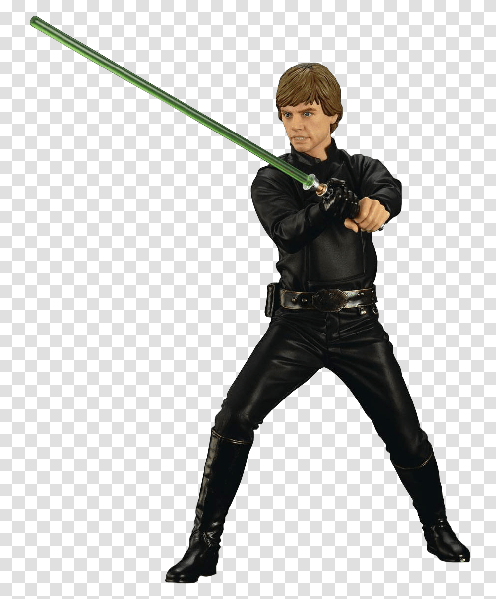 Kotobukiya Luke Skywalker, Person, Human, Ninja, Weapon Transparent Png