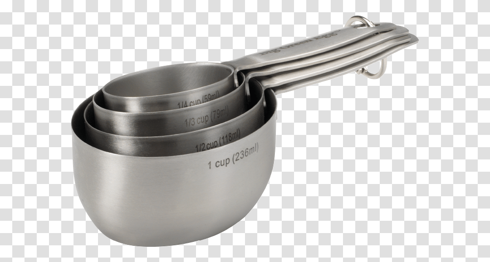 Kovove Odmerky, Cup, Measuring Cup, Mixer, Appliance Transparent Png