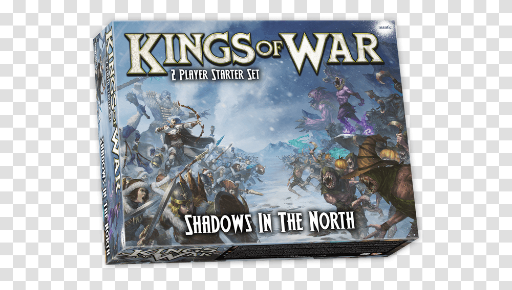 Kow 2 Player Starter Box First Pass Mockup Kings Of War 3rd Edition Starter Set, Poster, Advertisement, Person, Human Transparent Png