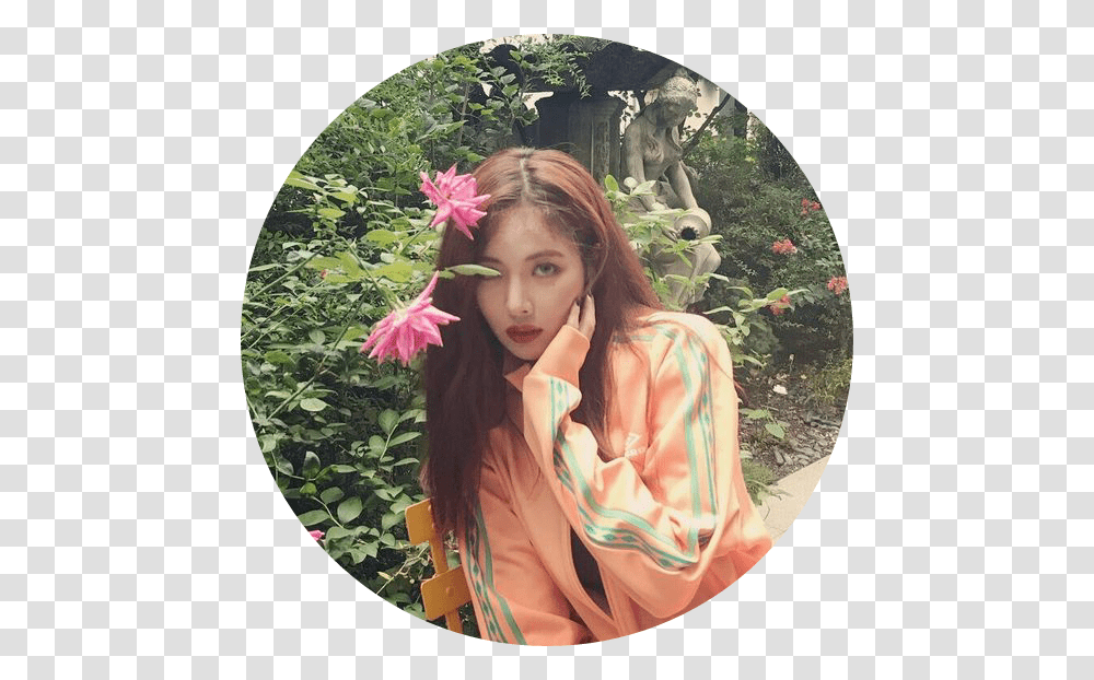 Kpop Hyuna4minute Hyuna 4minutehyuna 4minute Circle Hyuna Instagram 2017, Vegetation, Plant, Face, Person Transparent Png