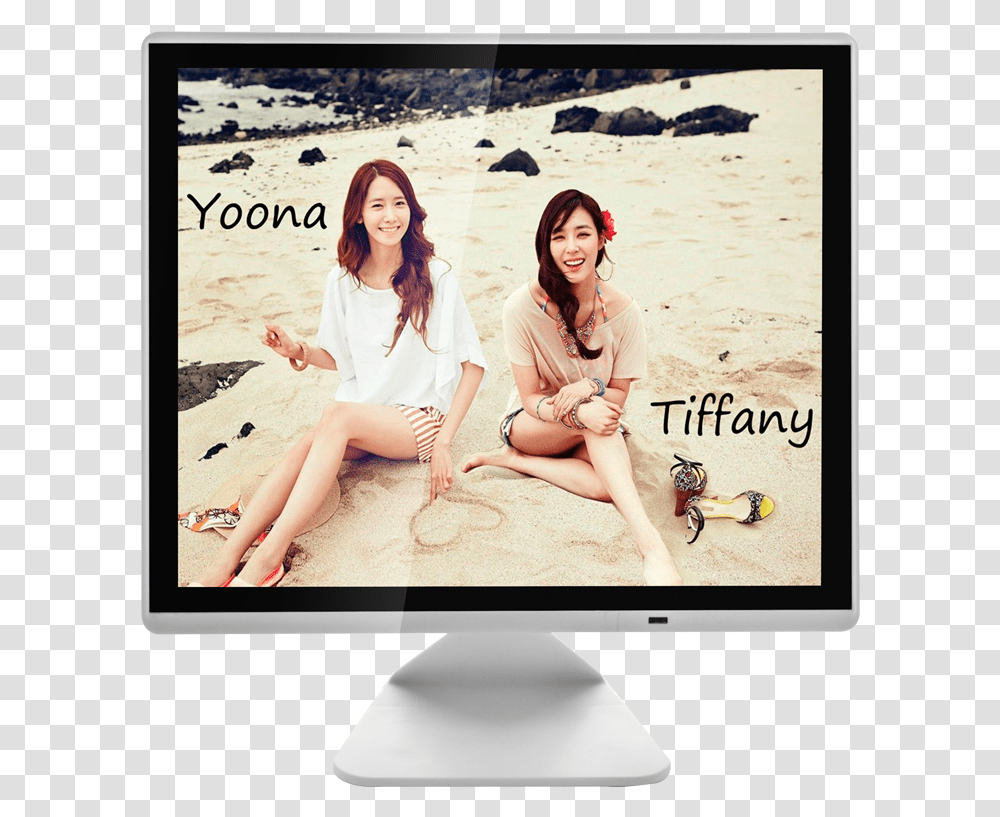 Kpop Idols At The Beach, Person, Electronics, Monitor Transparent Png