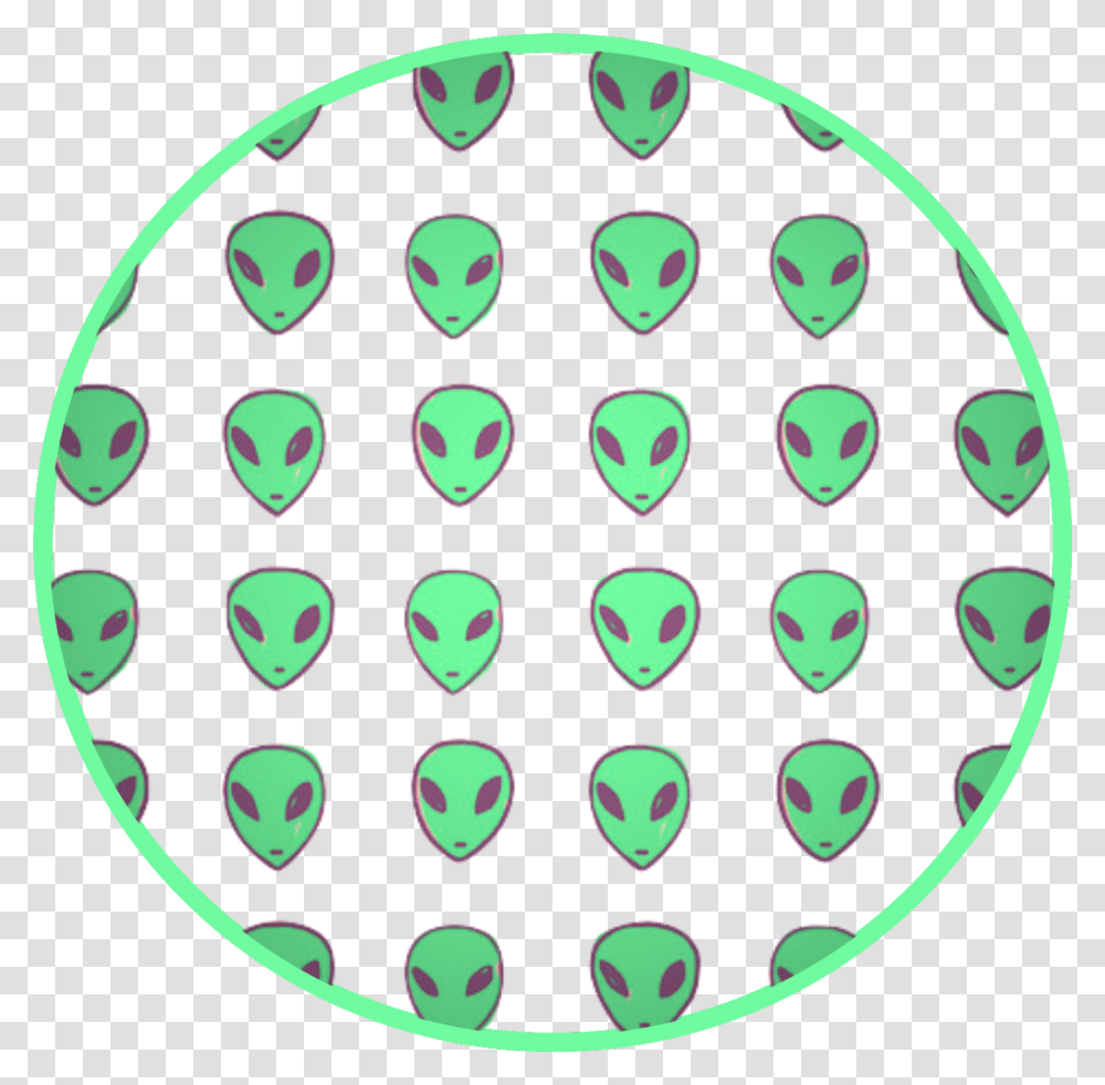 Kpop Kpopedit Aliens Alien Ring Green Circle, Bubble, Rug, Rattle Transparent Png