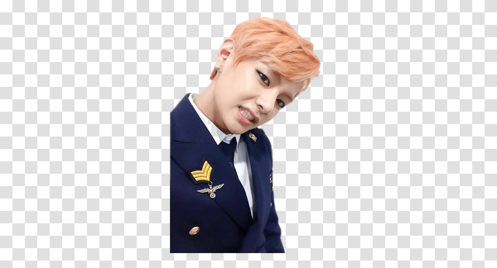Kpop - V Selfies For The Lovely Anon Kim Taehyung Selfie, Person, Military, Military Uniform, Face Transparent Png